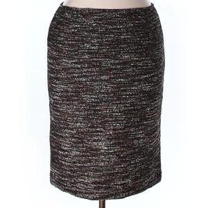 Lafayette 148 tweed pencil skirt w zipper - L